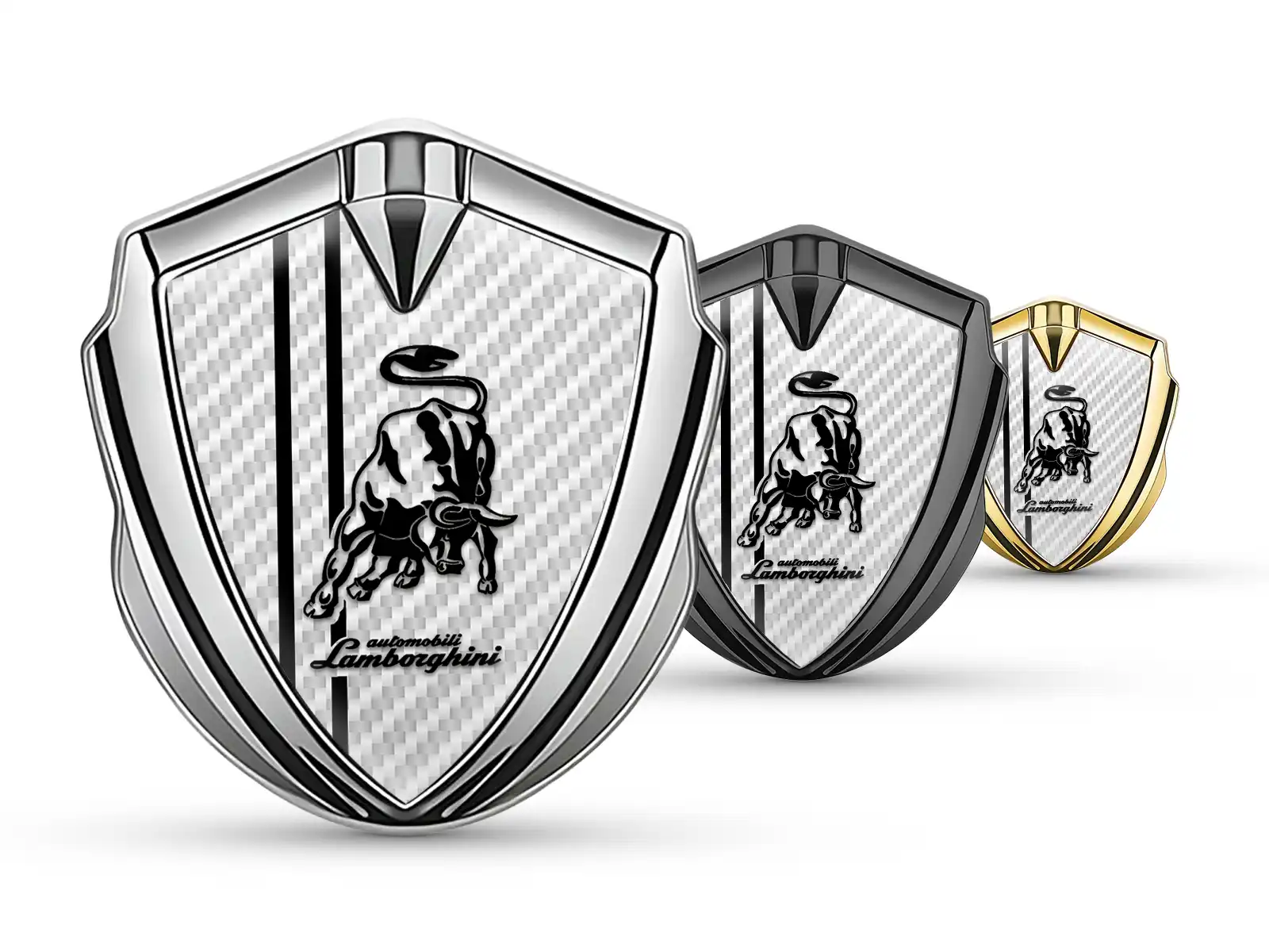 Lamborghini Metal Emblema Insignia Atlético Aspecto Óptimo
